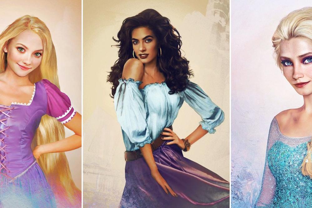 Diznijeve devojke: Ovako bi lepotice iz omiljenih crtaća izgledale u stvarnosti (FOTO)