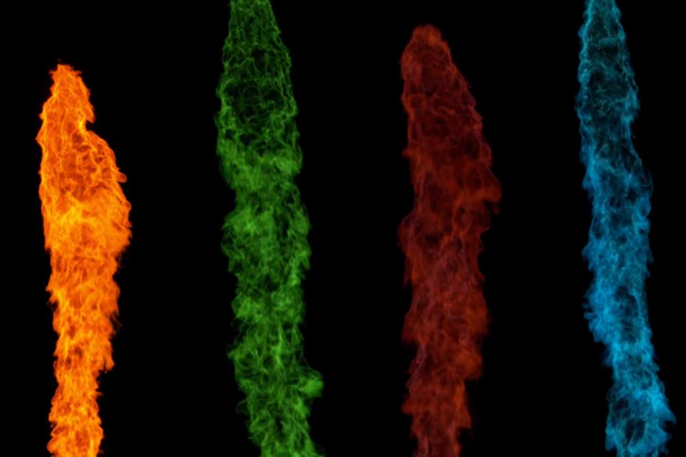 Sve je bolje u usporenom snimku, naročito bacač plamena u bojama duge! (VIDEO)