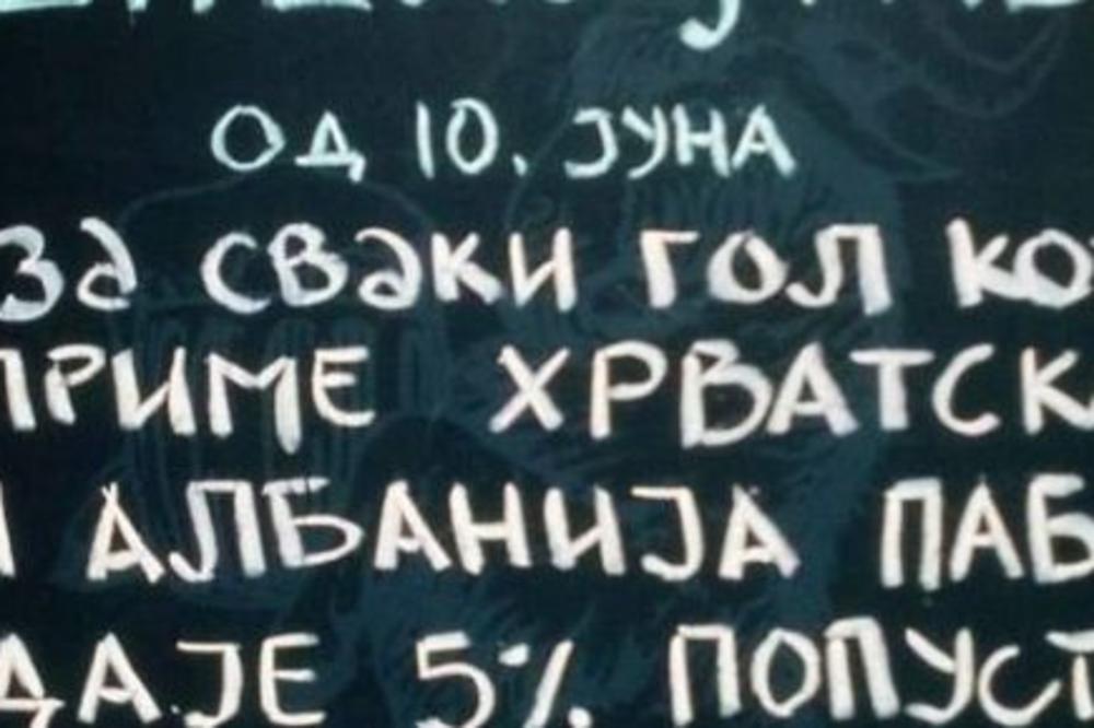 Za svaki gol koji prime Albanci i Hrvati pivo ćete platiti pet posto manje! (FOTO)