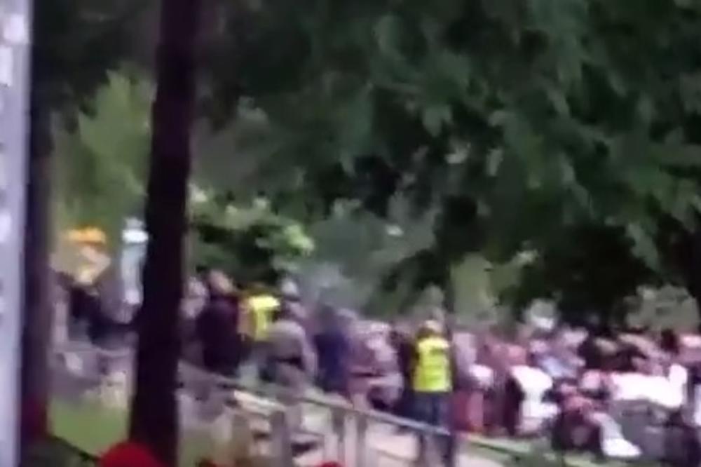 Zagrmeli: Korteo Grobara ispred hale najavljuje ludnicu u Pioniru! (VIDEO)