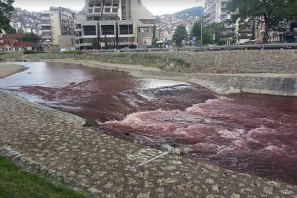 Krvava reka teče Srbijom!  Đetinja preko noći promenila boju! (FOTO)