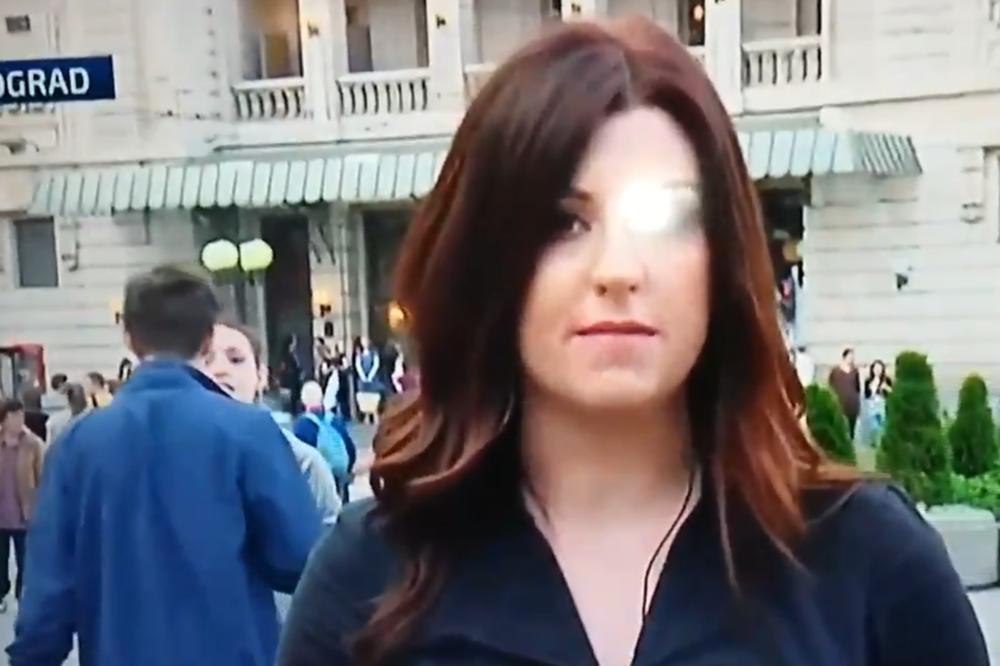 U centru Beograda: Novinarka je radila svoj posao, a iza njenih leđa... (VIDEO)