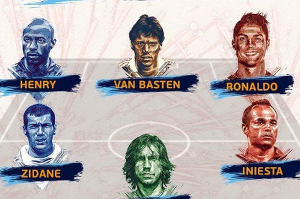 Idelan tim Evropskih prvenstava: Nema legende Zvezde i jugoslovenskog fudbala! (FOTO)