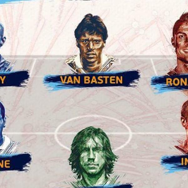 Idelan tim Evropskih prvenstava: Nema legende Zvezde i jugoslovenskog fudbala! (FOTO)