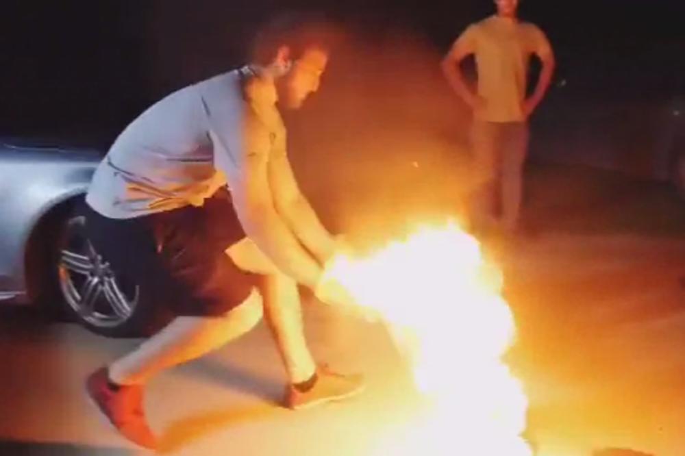 Toliko kida trojke, da lopta gori, i to bukvalno! (GIF)