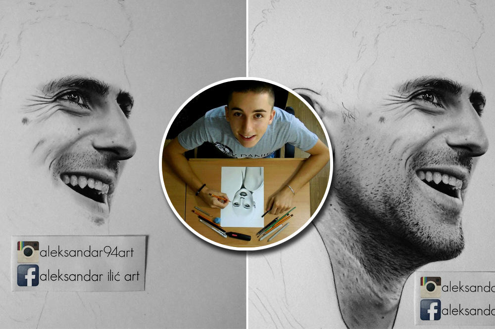 Kakav je ovo majstor: Da li je neko nekad napravio bolji portret Novaka Đokovića? (FOTO)