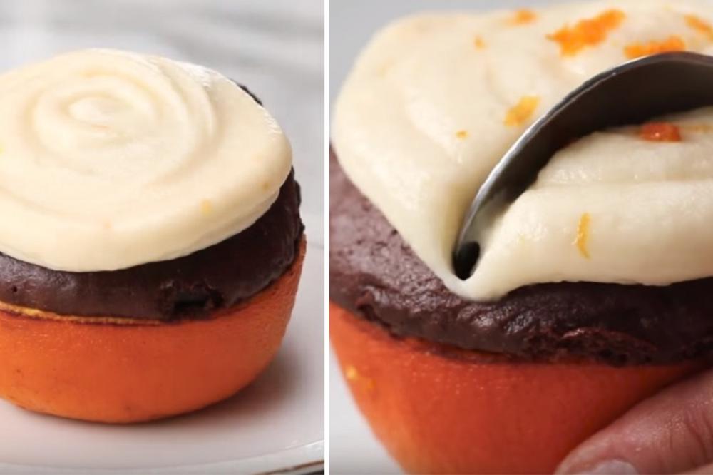 Mhm neodoljivo: Čokoladni kolačići u korpici od pomorandže  (RECEPT) (VIDEO)