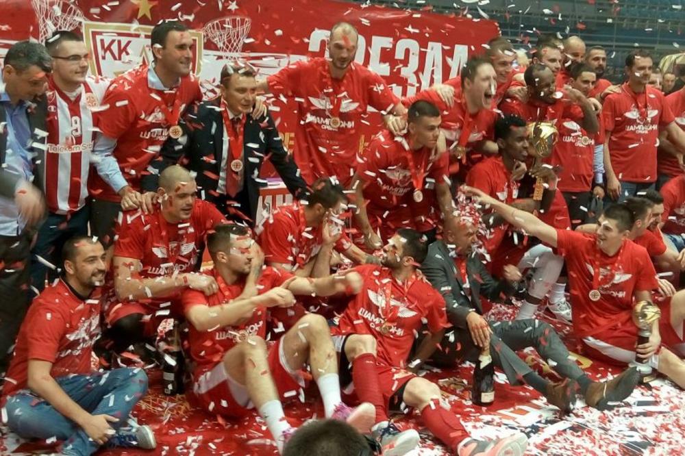 Zvezda ne da titulu: Crveno-beli šampioni Srbije uz dramu u Pioniru!  (FOTO) (VIDEO)