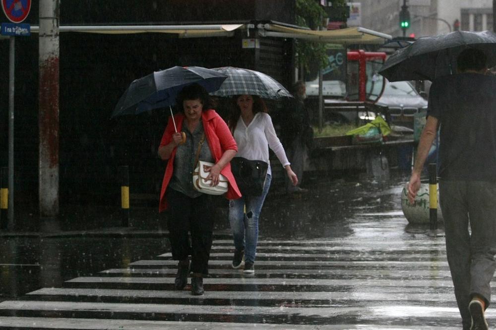 DANAS NIGDE BEZ KIŠOBRANA! Ove nedelje će SAMO JEDAN DAN biti sunčan!