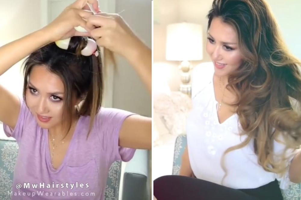 Genijalna ideja! Napravite frizuru bez četke, fena i viklera (VIDEO)