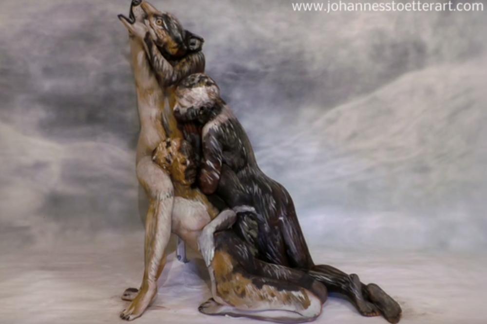 Šta vidite na slici: Da li je ovo Vuk ili su 3 gole žene? (VIDEO)