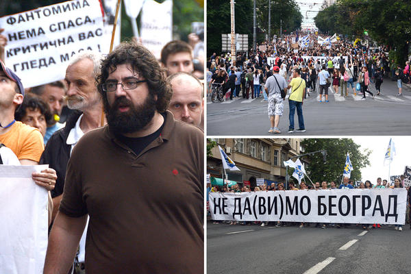 Imamo patku na zadatku! Ni pljusak nije zaustavio Beograđane da ponovo izađu na ulice (VIDEO) (FOTO)