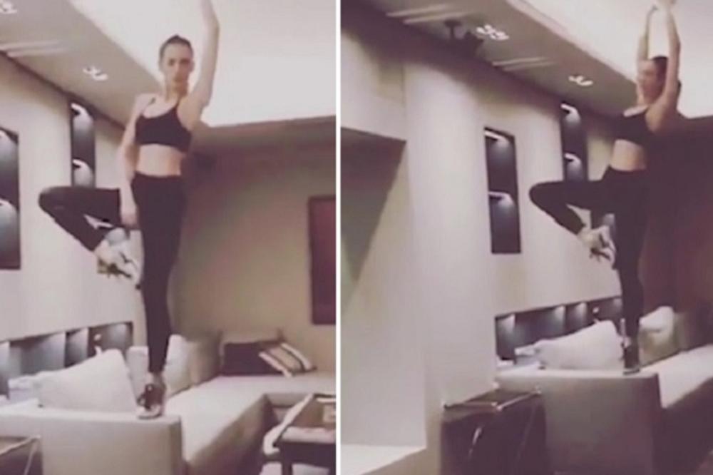 Žena zmaj: Ovo što radi Emina Jahović ne može svako! (VIDEO)