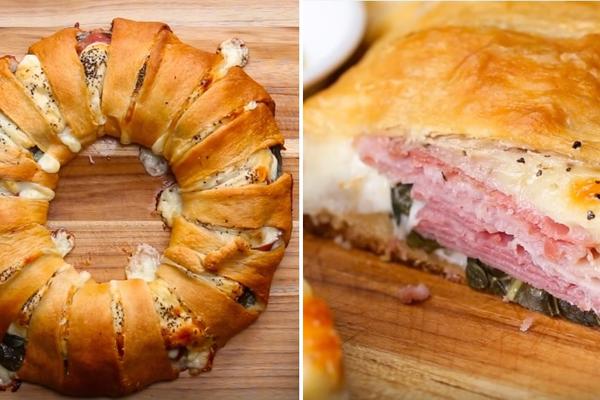 Smazaćete ga odmah: Savršeni prsten od šunke i sira (RECEPT) (VIDEO)