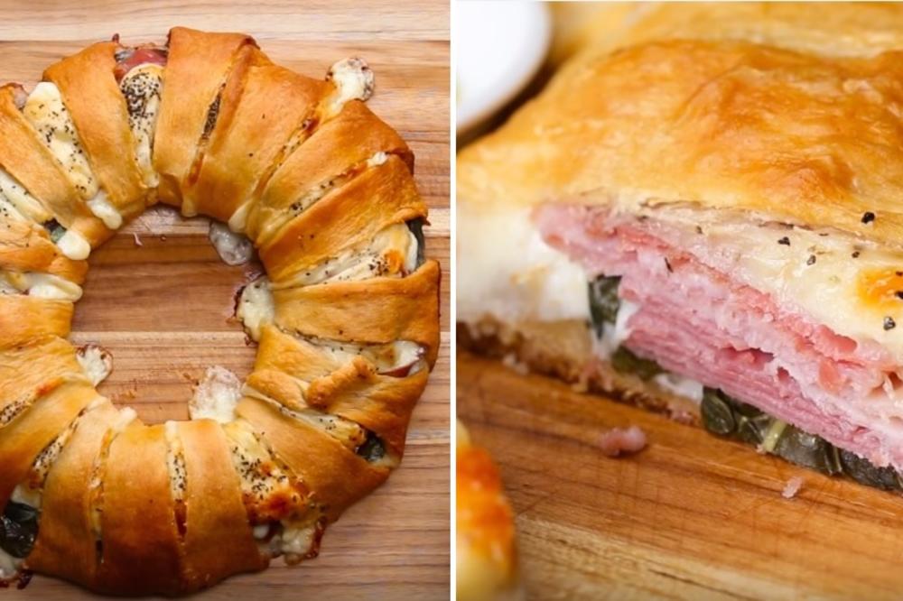 Smazaćete ga odmah: Savršeni prsten od šunke i sira (RECEPT) (VIDEO)