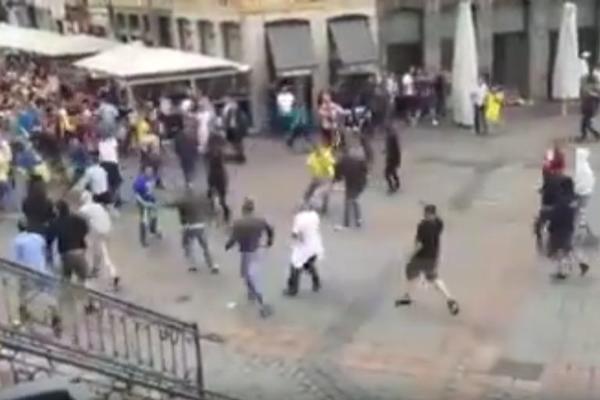 Novi okršaj: Nemački huligani napali Ukrajince, čule se nacističke pesme! (FOTO) (VIDEO)