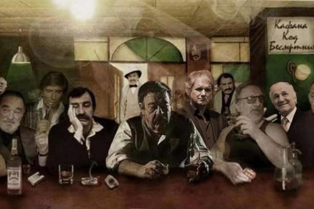 I Manda u Nebeskoj kafani! I to između 2 najveća cara! Sad će zajedno piti onu domaću, koju je najviše voleo...