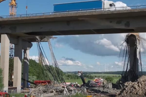 Srušio se most sa hrvatskim radnicima na njemu, jedan poginuo (VIDEO)