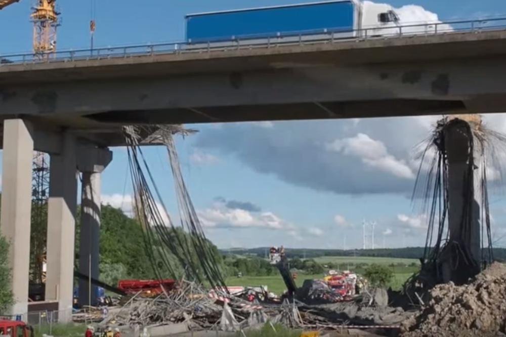 Srušio se most sa hrvatskim radnicima na njemu, jedan poginuo (VIDEO)