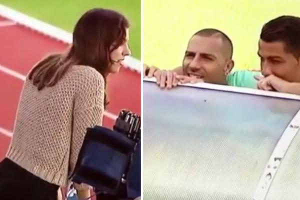 Ronaldo baš zagoreo: Muvao novinarke na treningu, ali su ga odgovori razočarali! (VIDEO)