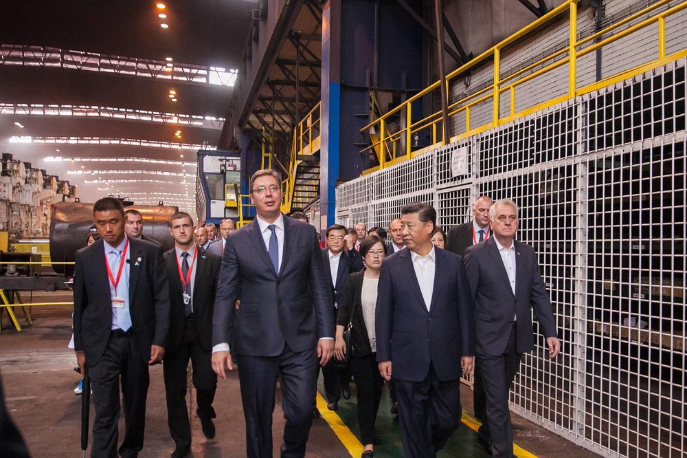 Predsednik Kine zajedno sa Vučićem poručio u Smederevu: Zahvaljujući železari bićemo vodeći u regionu! (FOTO)