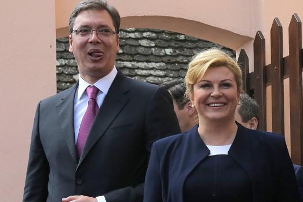 Srpski premijer i hrvatska predsednica potpisali Deklaraciju o unapređenju odnosa