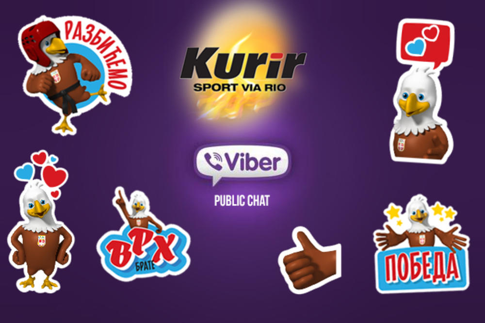 Kurir.rs prvi medij sa viber stikerima za ceo svet!