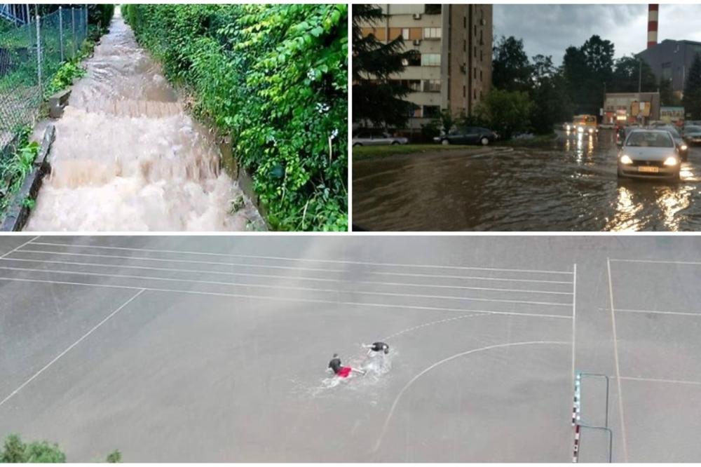 Curi na sve strane: Evo šta se dešava na srpskim ulicama i u prevozu kada počne pljusak! (VIDEO) (FOTO)
