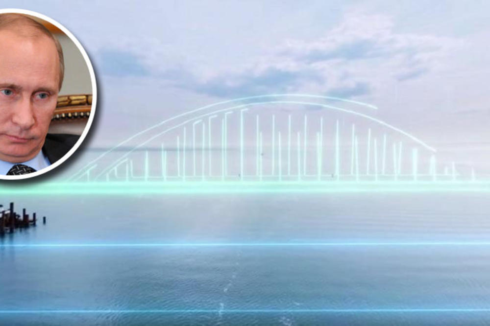Sazidajte most bez kraja: Putin gradi 19.000 metara dug most do Krima (FOTO) (VIDEO)