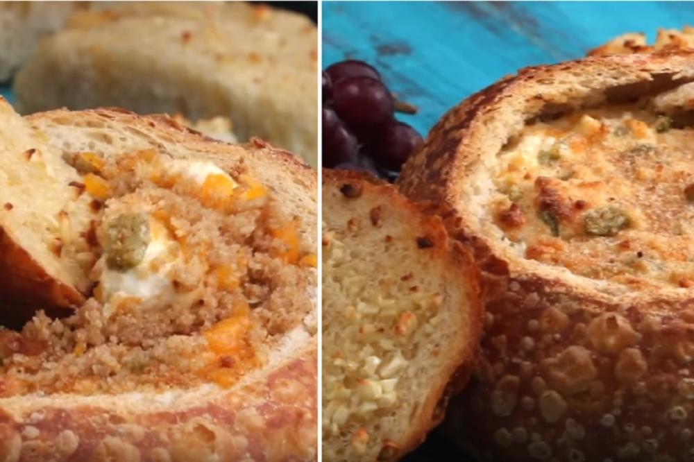 Posle ovoga više nikad nećete jesti običan hleb: Halapenjo Poper činija sa papričicama (RECEPT) (VIDEO)