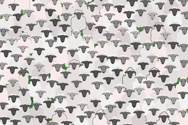 Koliko vam treba: Pronađite kozu u stadu ovaca! Ne, nije uopšte lako! (FOTO)