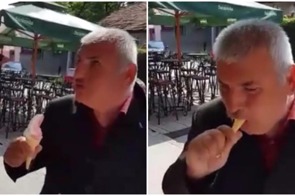 Ceo Balkan se smeje Bosancu koji jede sladoled - proverite i zašto! (VIDEO)