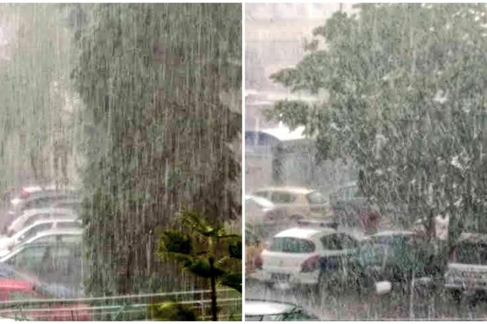 Počelo je! Armagedon u Zaječaru, vetar čupao znakove, grad kao lešnik! (VIDEO)