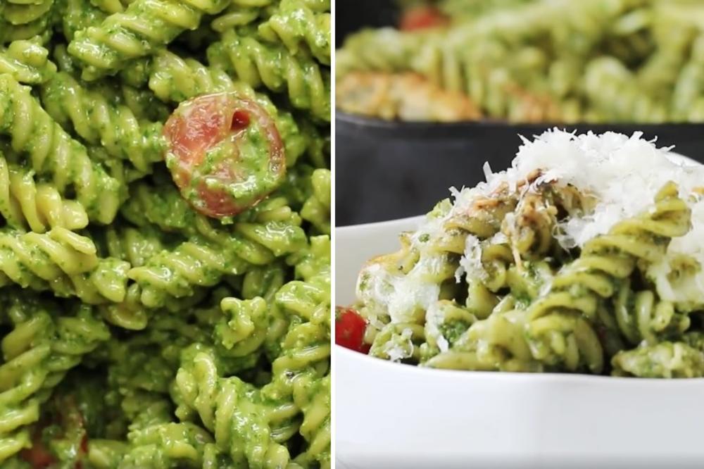 Nežna kao prvi poljubac: Kremasta pesto pasta (RECEPT) (VIDEO)