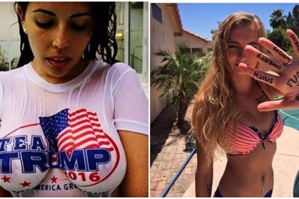 Trampove cice: Momci, kada vidite kakve ga bombe podržavaju, i vi ćete! (FOTO)