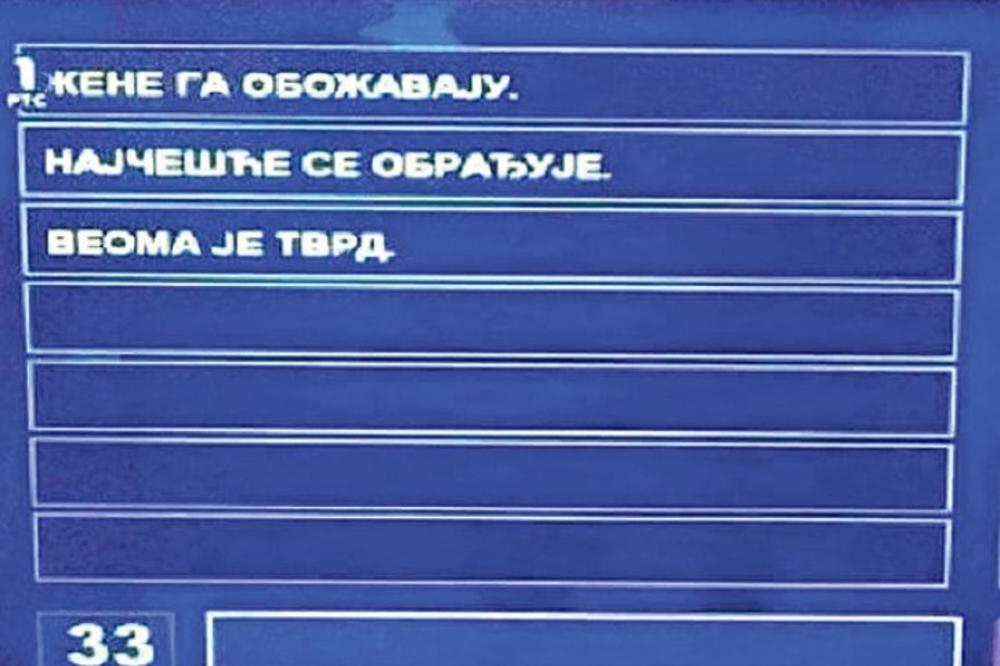 Potpuni hit u Slagalici: Znate li šta je veoma tvrdo, najčešće se obrađuje, a žene ga obožavaju?