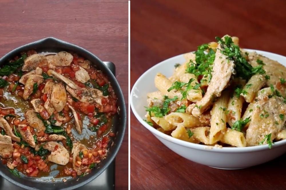 Najnežnije toplo zadovoljstvo: Kremaste pene sa piletinom (RECEPT) (VIDEO)