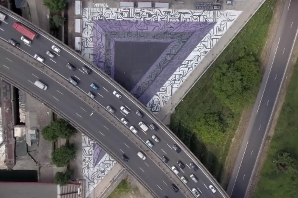 Šta je ovo: Grafiti, optička iluzija ili portal za drugu dimenziju? (FOTO) (VIDEO)