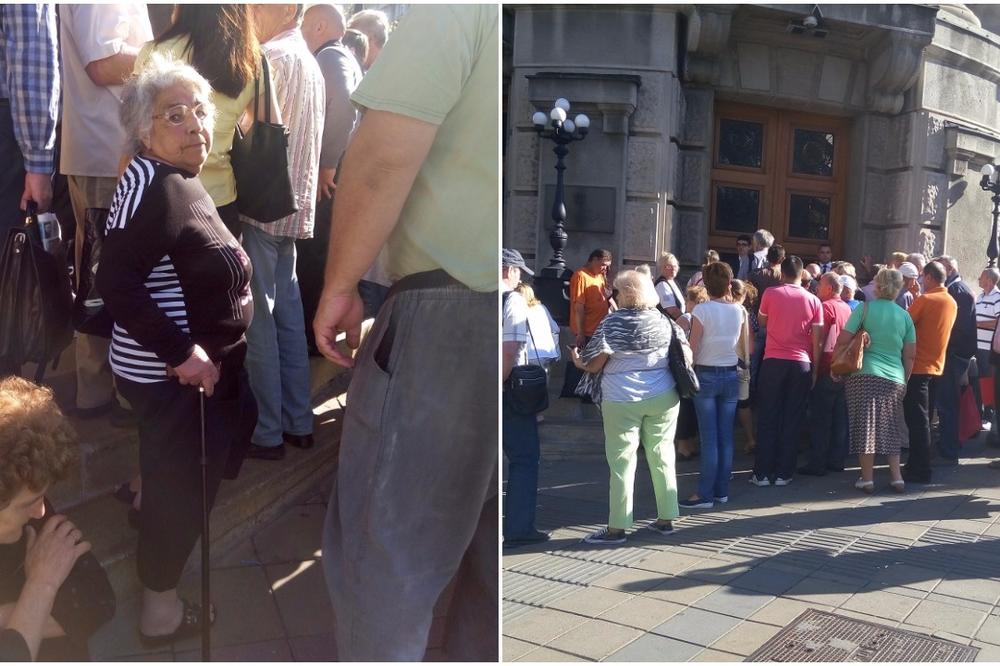 Hoće da poljube Vučića, da mu se izjadaju, da im da pare! Espreso u redu s 5.000 Srba ispred Vlade! (FOTO) (VIDEO)