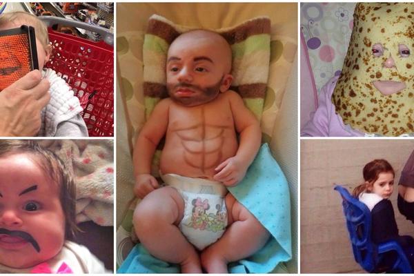 20 razloga zašto (ne) treba da ostavite decu samu s tatama! (FOTO)