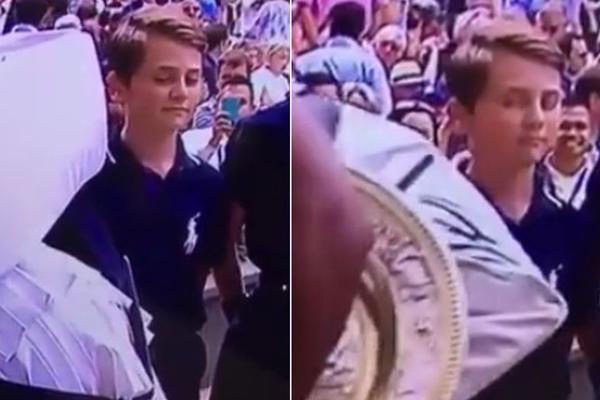 I tata bi sine: Sakupljač loptica nije mogao da odoli zadnjici Serene Vilijams! (VIDEO)