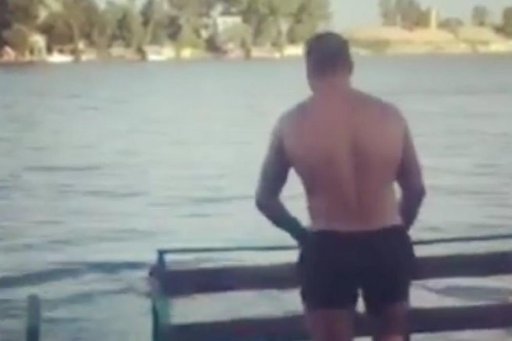 Vrisnula guza! Mirko Šijan hteo da se rashladi, a onda mu se desio neviđeni blam! (VIDEO)