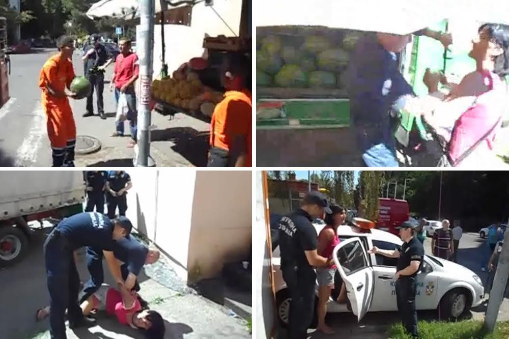 Snimajte manijaci, ovo su siledžije koji me reketiraju, kao da drogu dilujem, a ne bostan prodajem! (VIDEO)