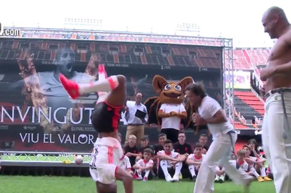 Nani demonstrirao neverovatne borilačke veštine na promociji u Valensiji! (VIDEO)