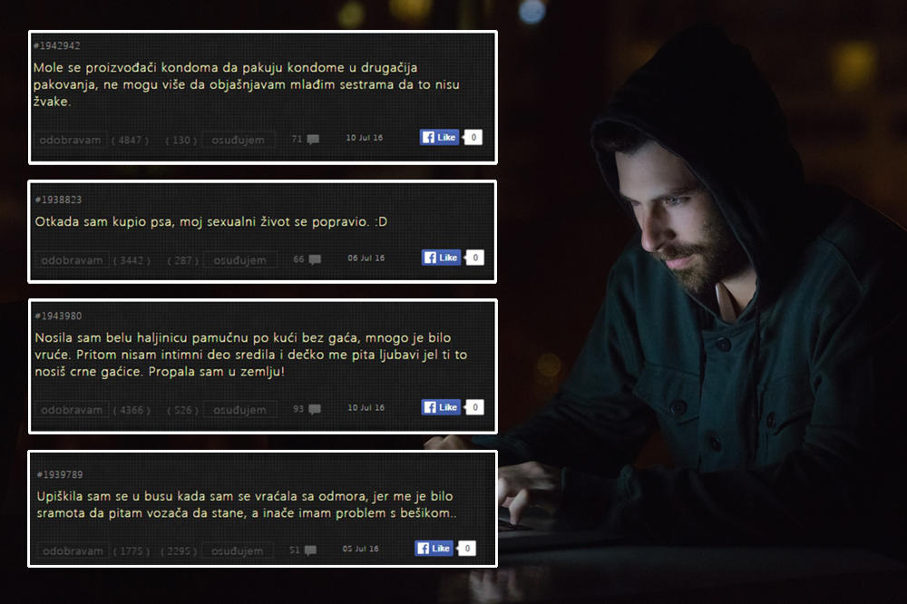 Imam jedno mu.o, grizem nokte na nogama! Ovo je 15 najluđih priča sa sajta Ispovesti.com! (FOTO)