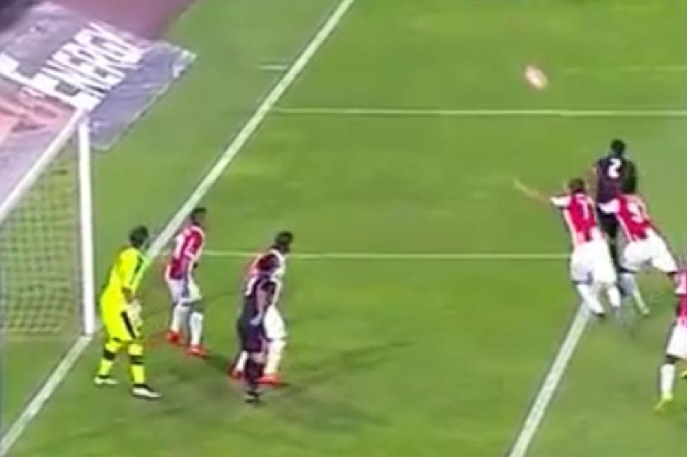 Ponovo zbog kiksa štopera Zvezda prima gol: Ovog puta je to Fibel! (VIDEO)