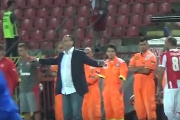 Zvezda se mučila sa Valetom na terenu, a Grof sa živcima pored njega! (VIDEO)