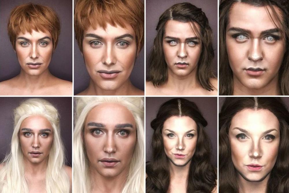 Njegova transformacija je neverovatna: U nekoliko poteza pretvara se u sve likove iz Igre prestola! (FOTO)