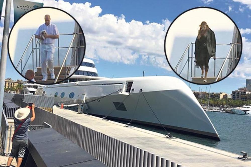 7.000 KVADRATA, 40 ČLANOVA POSADE: Isplivale fotke SKRIVENIH DETALJA sa jahte Meljničenkovih! (FOTO)