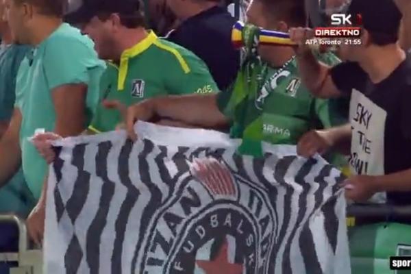 Bugari zastavom Partizana provocirali, a ovako su im Delije odgovorile! (FOTO) (VIDEO)
